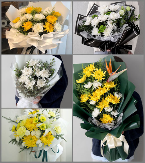 广东中山市三乡镇鸦岗村白事花束代送